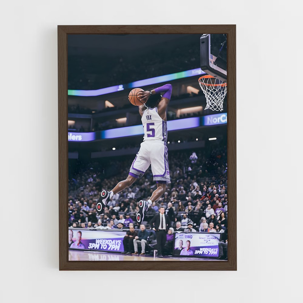 Poster De'aaron Fox – affiche Basketball (vue 5)